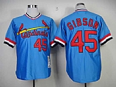 St.Louis Cardinals #45 Gibsoh Mitchell And Ness Throwback 1979 Blue Stitched MLB Jersey Sanguo,baseball caps,new era cap wholesale,wholesale hats